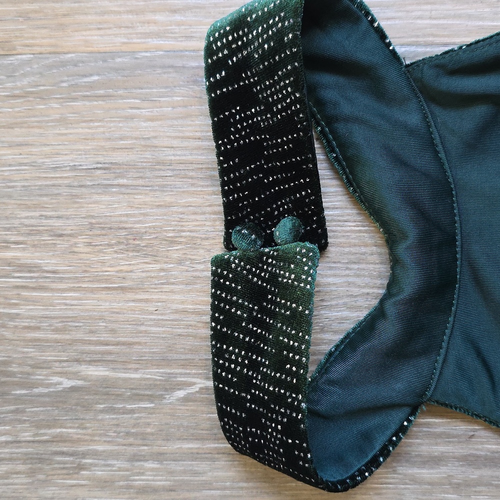Lavish Alice Shimmering Green Midi Dress - Picture 12 of 16